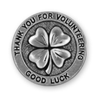 Four Leaf Clover Silver Pin Generic
